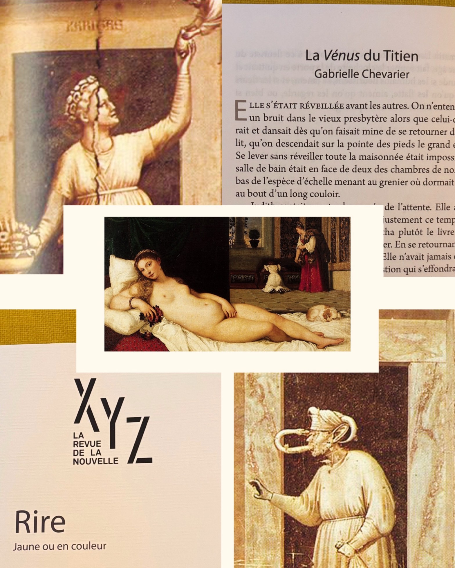 Nouvelle « La Vénus du Titien » – Revue XYZ, no 164, novembre 2025